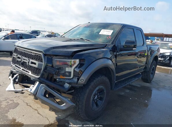 1FTEX1RG7HFA94605 2017 FORD F150 Black Передня ліва чверть