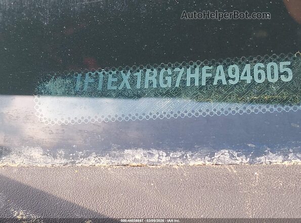 1FTEX1RG7HFA94605 2017 FORD F150 Black 