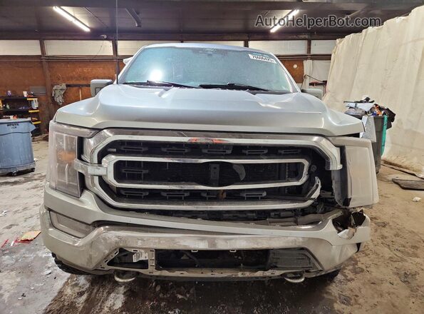 1FTFW1E54MFC36236 2021 FORD F150 Silver Front view