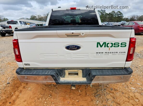1FTFW1E55MFB02173 2021 FORD F150 White უკანა ხედი
