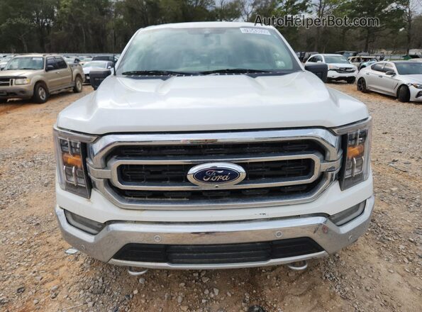 1FTFW1E55MFB02173 2021 FORD F150 White VIN კოდის სტიკერის ხედი