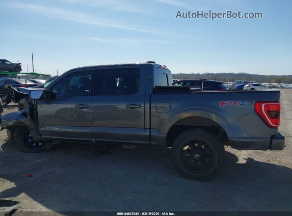 1FTFW1E82MFA77887 2021 FORD F150 Gray სალონის 360-გრადუსიანი ხედი