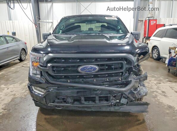 1FTFW1E86MKE88975 2021 FORD F150 Black წინა ხედი