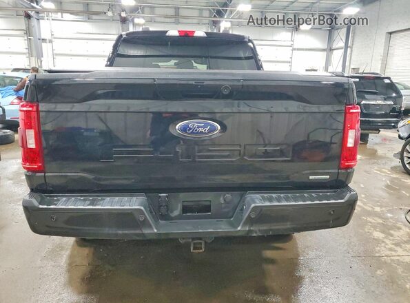 1FTFW1E86MKE88975 2021 FORD F150 Black უკანა ხედი