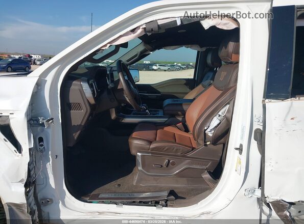 1FTFW1E86PFA43391 2023 FORD F150 White წინა სალონის ხედი