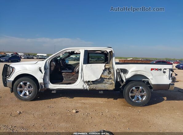 1FTFW1E86PFA43391 2023 FORD F150 White სალონის 360-გრადუსიანი ხედი