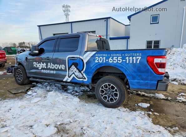 1FTFW1E89NFC14955 2022 FORD F150 Gray Задня ліва чверть