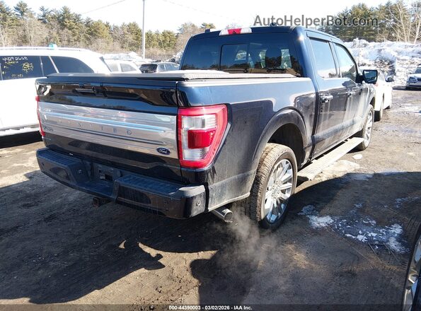 1FTFW1E8XMFB55073 2021 FORD F150 Blue Tył prawy