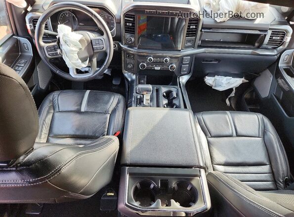1FTFW1ED0MFB96390 2021 FORD F150 Красный Вид панели приборов
