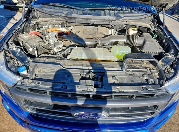 1FTFW1ED2NFB64588 2022 FORD F150 Blue Vista interior trasera