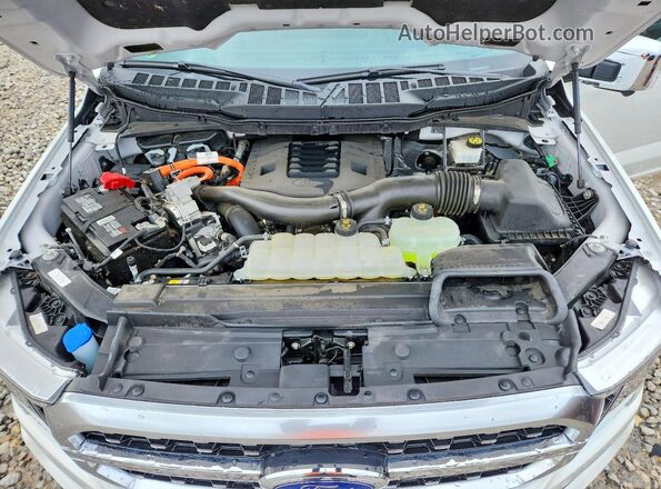 1FTFW1ED9NFB16411 2022 FORD F150 Белый Вид задней части салона