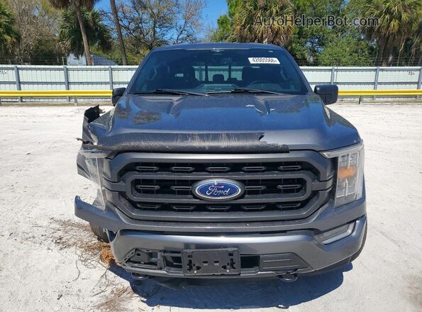 1FTFW1ED9PFC81345 2023 FORD F150 Gray Widok z przodu
