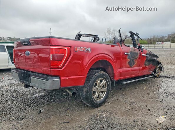 1FTFW1EDXMFB45964 2021 FORD F150 Red უკანა მარჯვენა