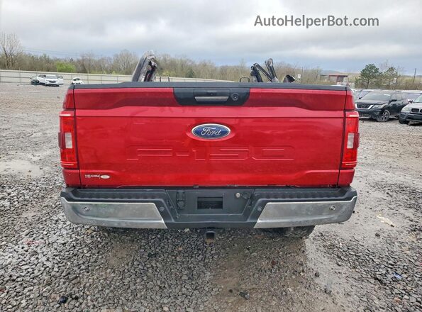 1FTFW1EDXMFB45964 2021 FORD F150 Red უკანა ხედი