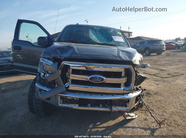 1FTFW1EF3GFC19702 2016 FORD F150 Gray Սալոնի հետևի տեսք