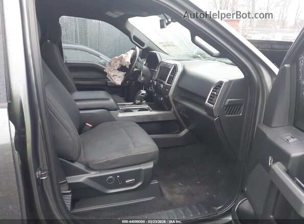 1FTFW1EG3GFB67609 2016 FORD F150 Gray წინა სალონის ხედი