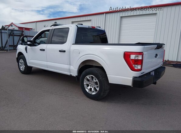 1FTFW1P80MKE96258 2021 FORD F-150 POLICE RESPONDER White Rear left