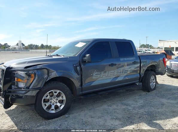 1FTFW1P88PKE45398 2023 FORD F-150 POLICE RESPONDER Gray Դիմացի տեսք