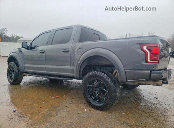 1FTFW1RG1JFD26029 2018 FORD F150 Серый Задняя левая четверть