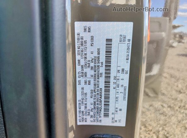 1FTFW2L53SFA85539 2025 FORD F150 Brown Вид підкапотного простору