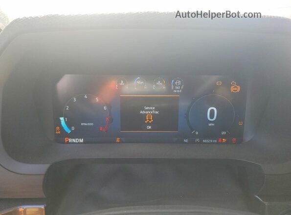 1FTFW2L53SFA85539 2025 FORD F150 Brown Вид щитка приладів