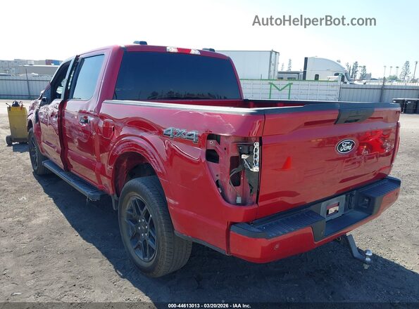 1FTFW2L56RKF08423 2024 FORD F150 Red Trasero izquierdo