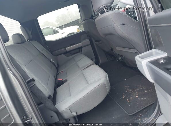 1FTFW3L57SKE52889 2025 FORD F150 Gray VIN կոդի պիտակի տեսք