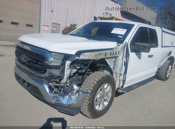 1FTFX1C81MKE48271 2021 FORD F150 White Դիմացի տեսք