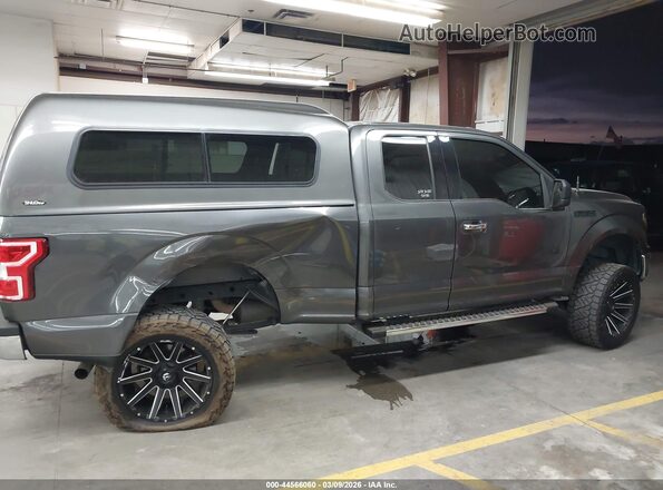 1FTFX1E52JKG07717 2018 FORD F150 Gray 