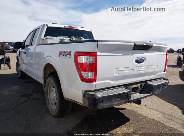 1FTFX1E55MFA73240 2021 FORD F150 White Trasero izquierdo