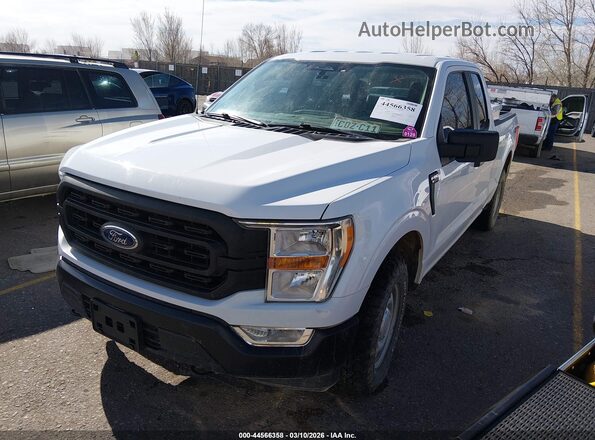 1FTFX1E55MFA73240 2021 FORD F150 White Vista tres cuartos delantera izquierda