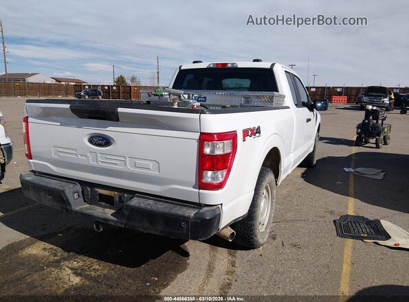 1FTFX1E55MFA73240 2021 FORD F150 White Trasero derecho