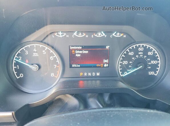 1FTFX1E5XMFC11581 2021 FORD F150 Blue Instrument cluster view
