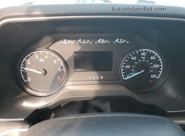 1FTFX1E89PKD58562 2023 FORD F150 Белый Вид щитка приборов