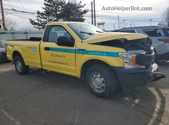 1FTMF1C51KKC12829 2019 FORD F150 Yellow 