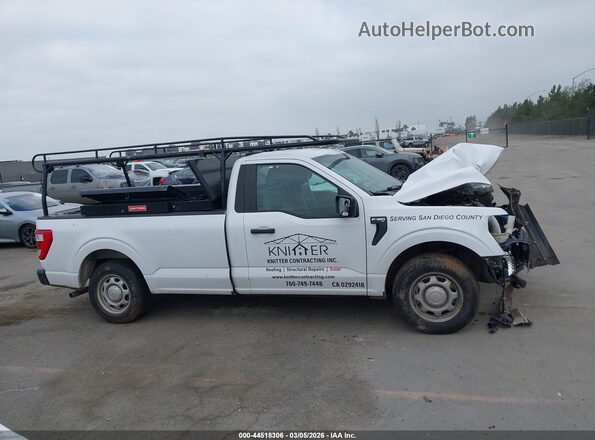 1FTMF1CB7MKD08702 2021 FORD F150 White Սալոնի հետևի տեսք