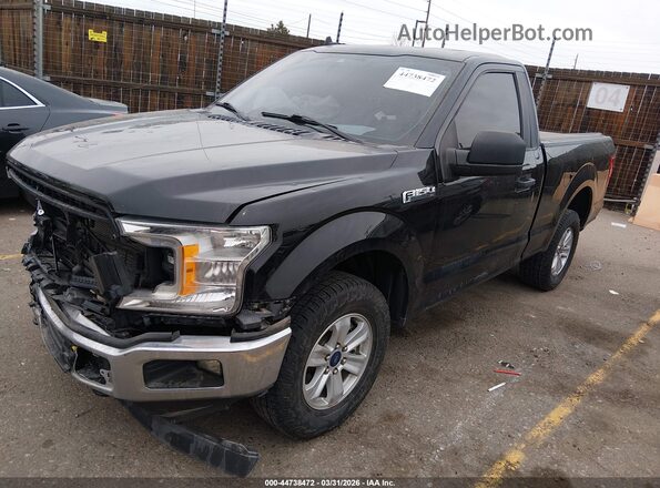1FTMF1EB9LKF20822 2020 FORD F150 Black Передня ліва чверть