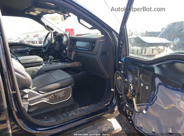 1FTVW1EL2PWG01737 2023 FORD F-150 LIGHTNING Black Widok wnętrza z przodu