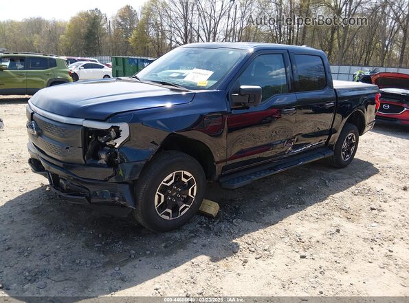1FTVW1EL4PWG00170 2023 FORD F-150 LIGHTNING Blue Առջևի ձախ երեք քառորդ տեսարան
