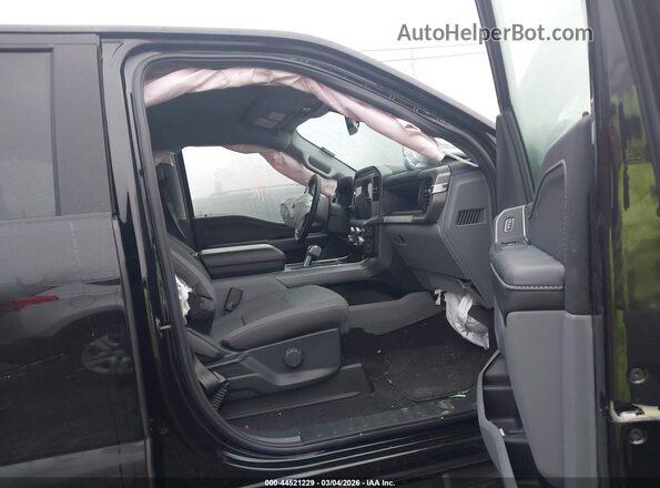1FTVW3LK3SWG26693 2025 FORD F-150 LIGHTNING Black Вид салону спереду
