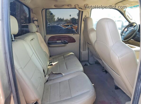 1FTWW31P97EA96861 2026 FORD F350 Brown Rear seats view