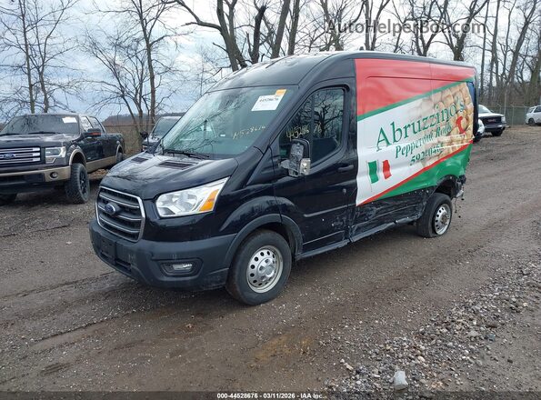 1FTYE2C80LKB63872 2020 FORD TRANSIT-150 Black Front left