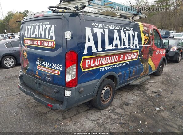1FTYE2YM6HKB49598 2017 FORD TRANSIT-150 Red Tył prawy