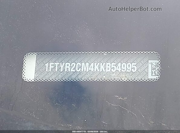 1FTYR2CM4KKB54995 2019 FORD TRANSIT-250 White Widok komory silnika