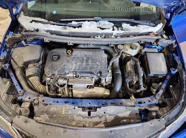 1G1BE5SM3J7224730 2018 CHEVROLET CRUZE Blue Вид задньої частини салону