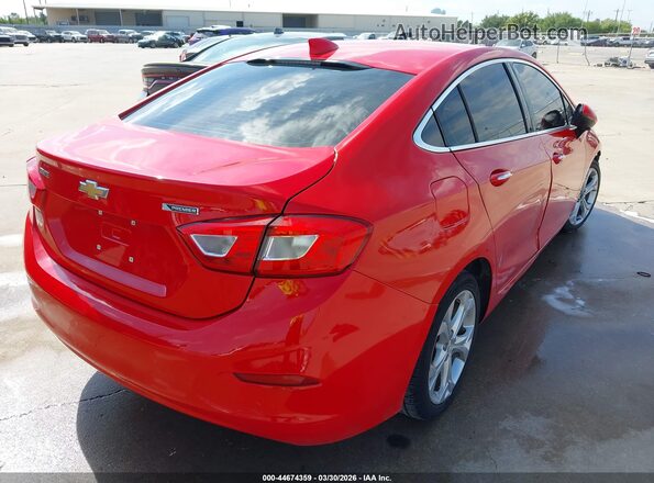 1G1BF5SM1J7196617 2018 CHEVROLET CRUZE Red Trasero derecho