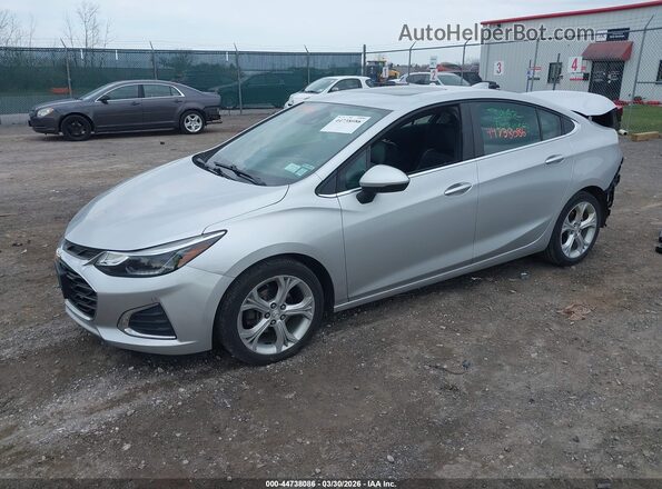 1G1BF5SM1K7129159 2019 CHEVROLET CRUZE Silver Передня ліва чверть