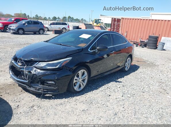 1G1BG5SMXG7265536 2016 CHEVROLET CRUZE Black წინა მარცხენა ხედი სამი მეოთხედიდან