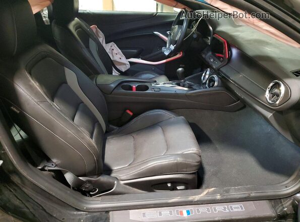 1G1FC1RS9P0157959 2023 CHEVROLET CAMARO Black წინა სალონის ხედი