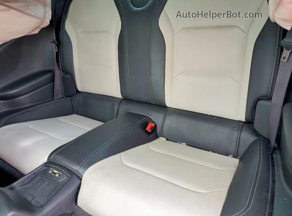1G1FD1RS1G0137587 2016 CHEVROLET CAMARO Черный Вид задних сидений